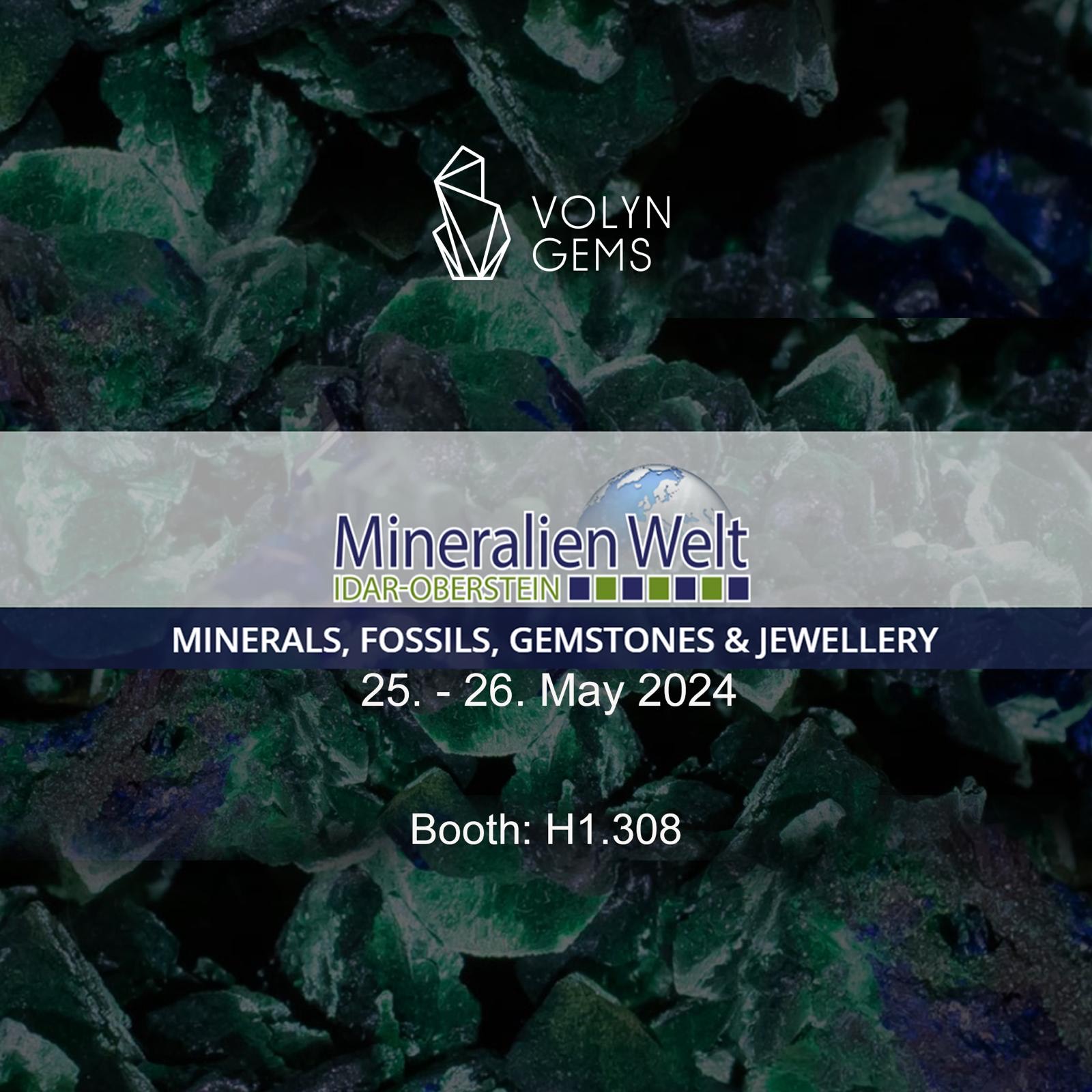 КОМПАНІЯ VOLYN GEMS СТАНЕ УЧАСНИКОМ МІЖНАРОДНОЇ  ВИСТАВКИ